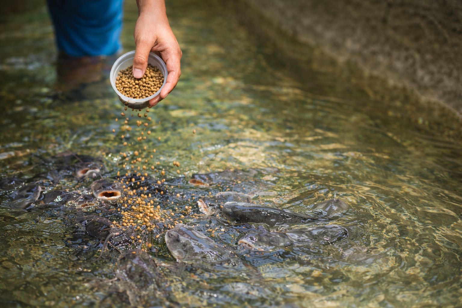 Catfish Pond for Our Staff